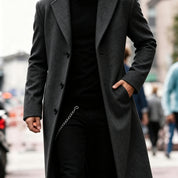 Matilda Harrison | Navy Tailored Longline Overcoat