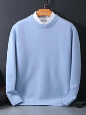 Oliver Bennett | Pull en maille douce et luxueuse à col rond pour homme