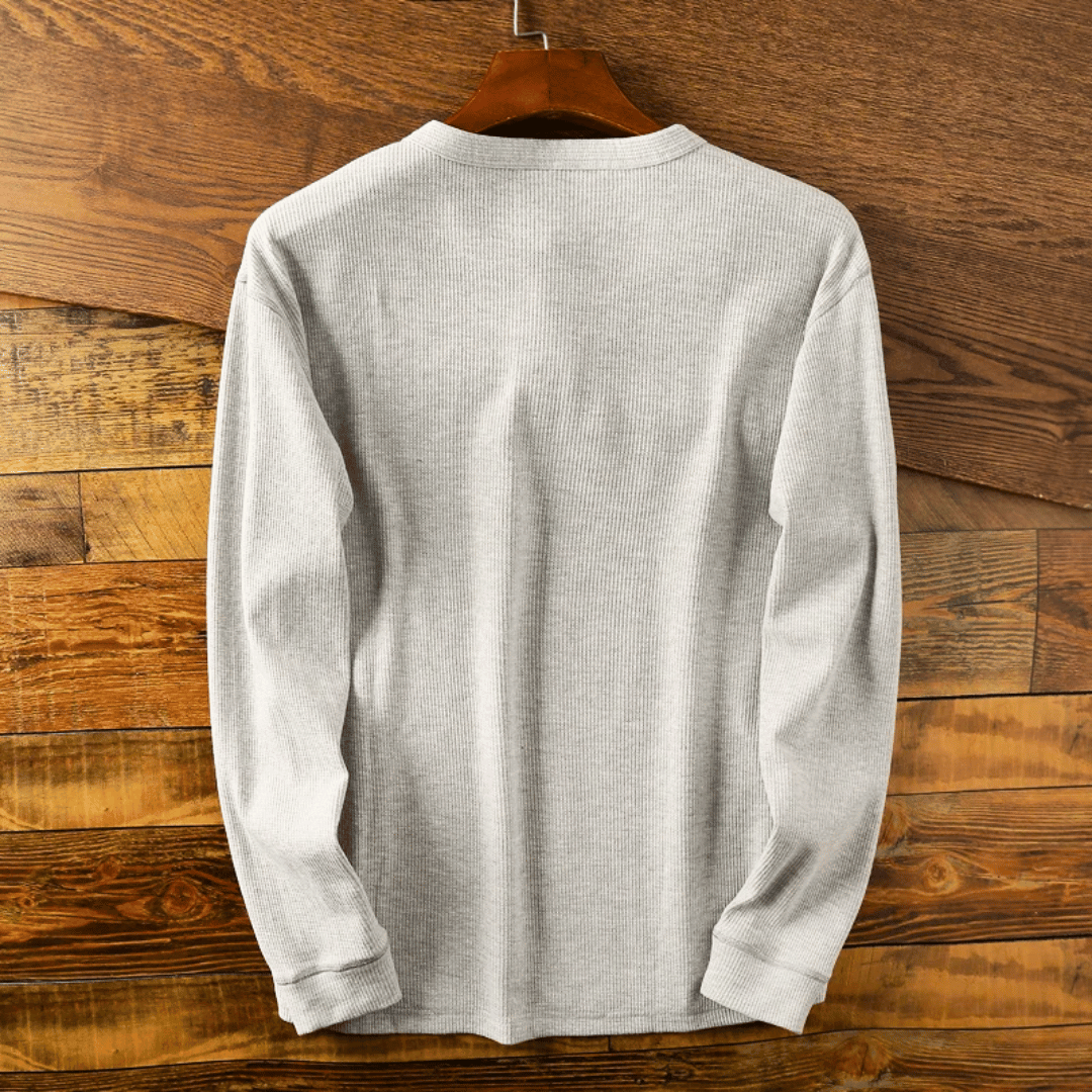 Henry Davies | Soft Henley Neck Shirt for Men