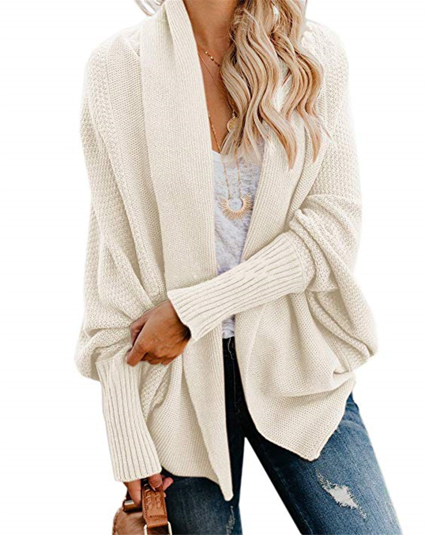 Susanna Pratt | Oversized Batwing Knit Cardigan
