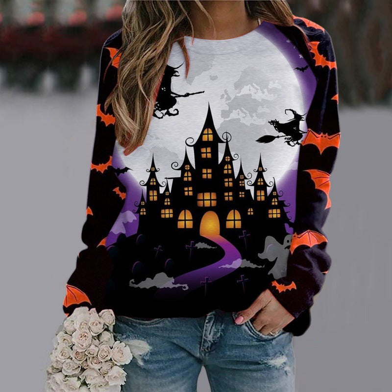 Midnight Bat | Witch Halloween Sweater For Women