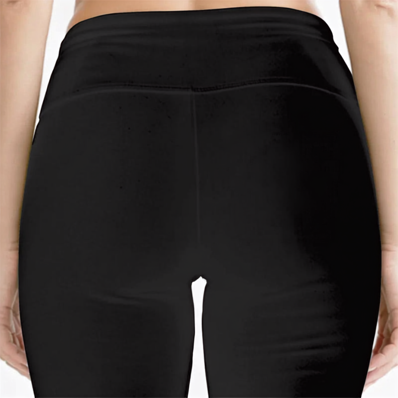 Beatrix Langley | Legging noir taille haute à motif graphique original