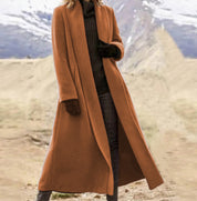 Beatrice Davies | Long Wool-Blend Wrap Coat