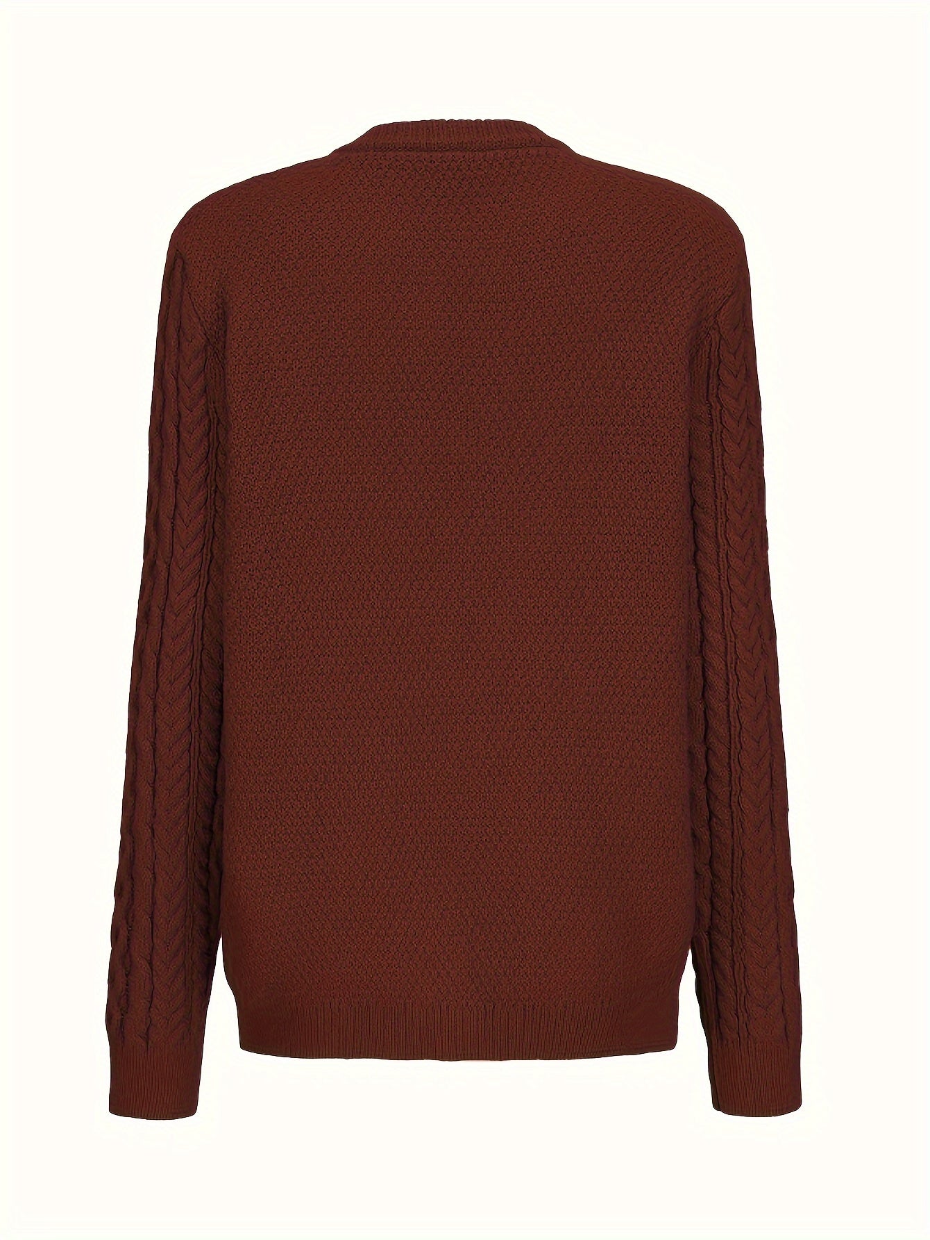 Rosalind Cooper | Textured Cable-Knit Button-Front Cardigan