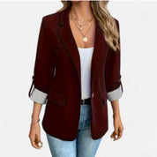 Verity Morris | Slim-Fit Cropped Work Jacket with Roll-Up Sleeves