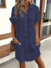 Victoria Monroe | Casual Shirt Dress For Women