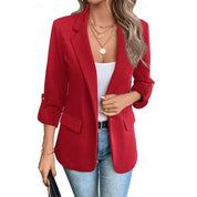 Amelia Thompson | Tailored Open-Front Blazer