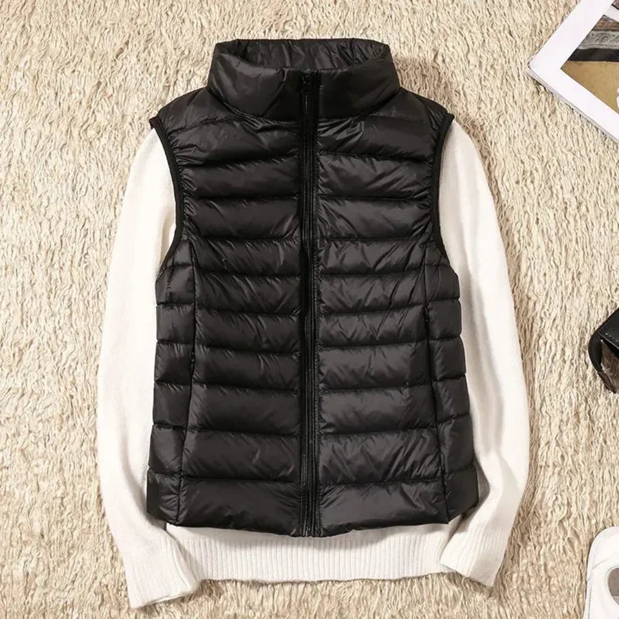 Elowen Hartwood | Lightweight Puffer Gilet with Zip