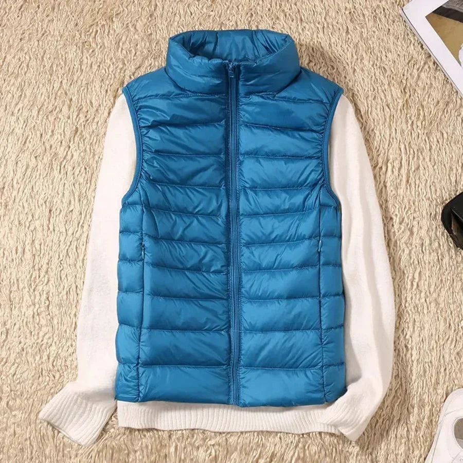Elowen Hartwood | Lightweight Puffer Gilet with Zip