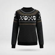 Bone Chill | Pull d’Halloween tête de mort pour femme