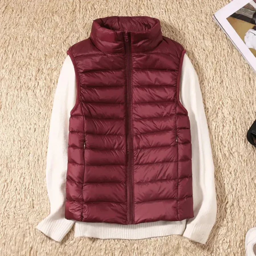 Elowen Hartwood | Lightweight Puffer Gilet with Zip