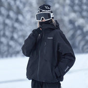 Freya Thompson | Waterproof Hooded Ski Jacket in Sage Green