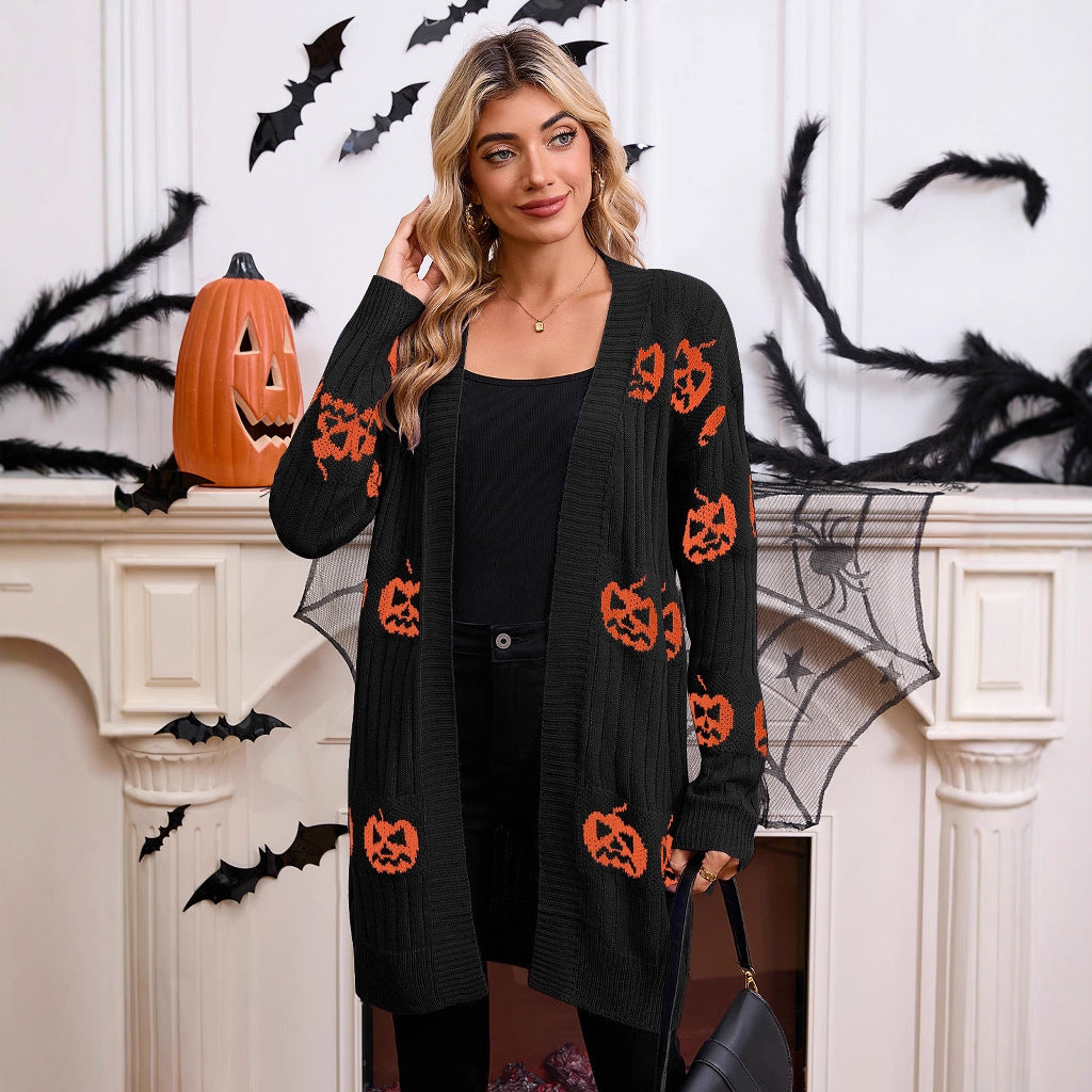 Pumpkin Patch | Pumpkin Halloween Sweater For Women