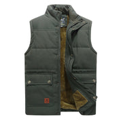 Thomas Lewis | Gilet utilitaire matelassé doublé en polaire pour homme
