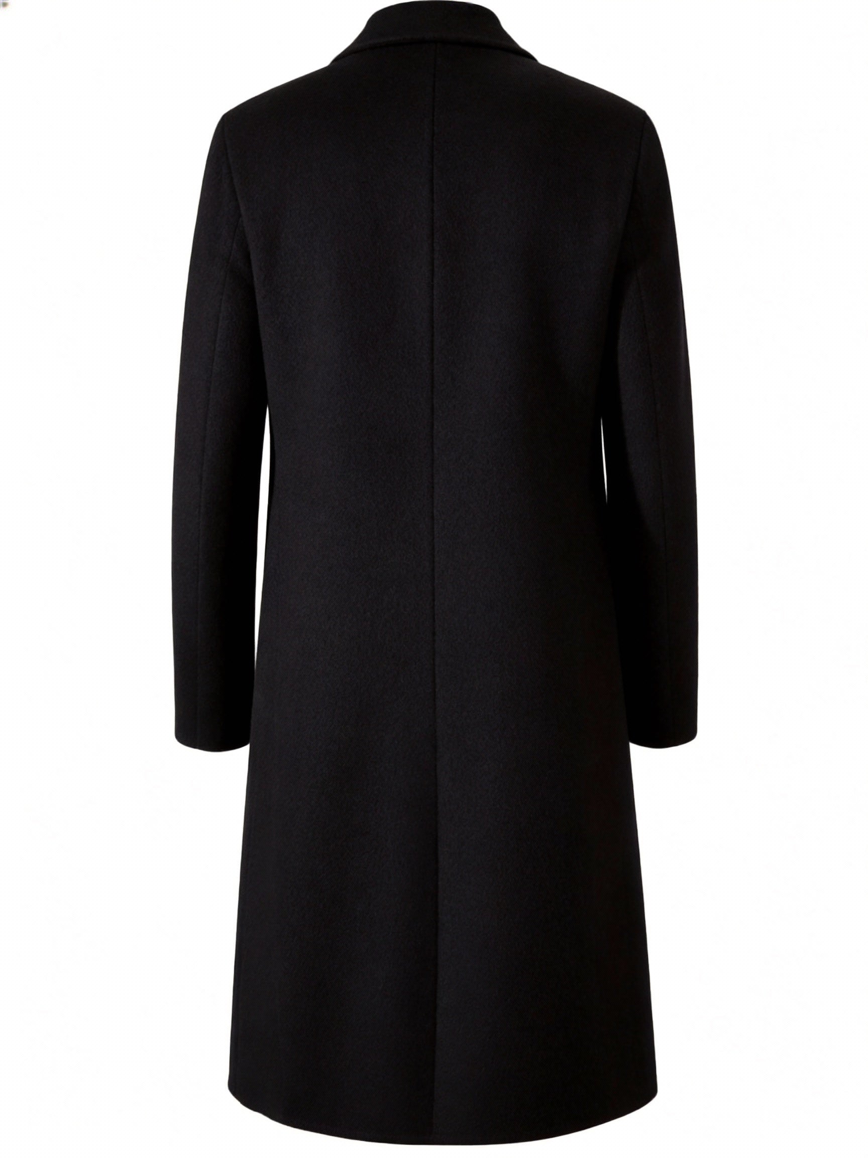 Matilda Harrison | Navy Tailored Longline Overcoat