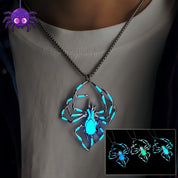Collier d’Halloween Toile d’ombre | Araignée