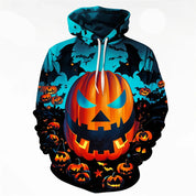 Ember Fang | Sweat à capuche d’Halloween citrouille lumineuse pour homme