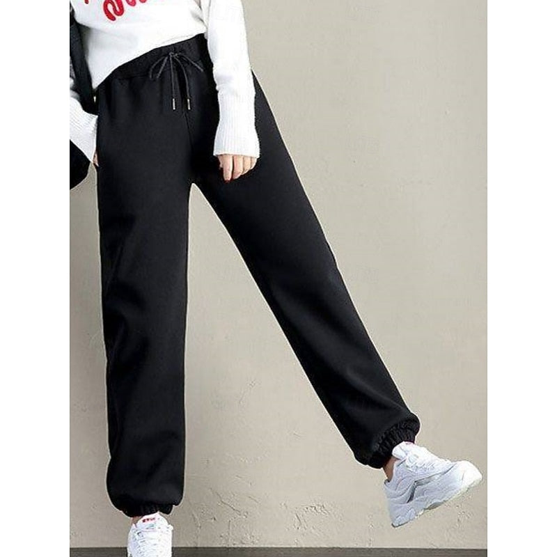 Margaret Fothergill | Joggers douillets en polaire taille haute