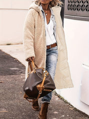 Isabelle Thornton | Reversible Sherpa-Lined Long Puffer Coat
