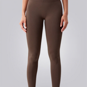 Constance Ravenscroft | Legging sculptant taille haute marron foncé