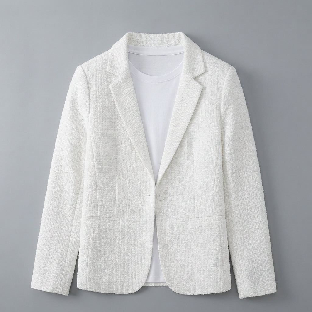 Crispin Vaudelair | Blazer léger en lin crème