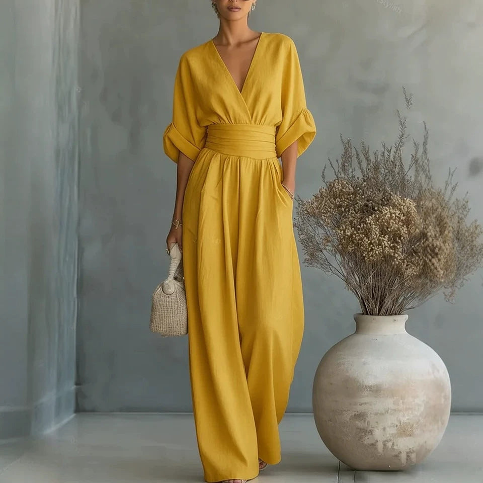 Isabelle Monroe | Elegant Wide Leg Jumpsuit For Women