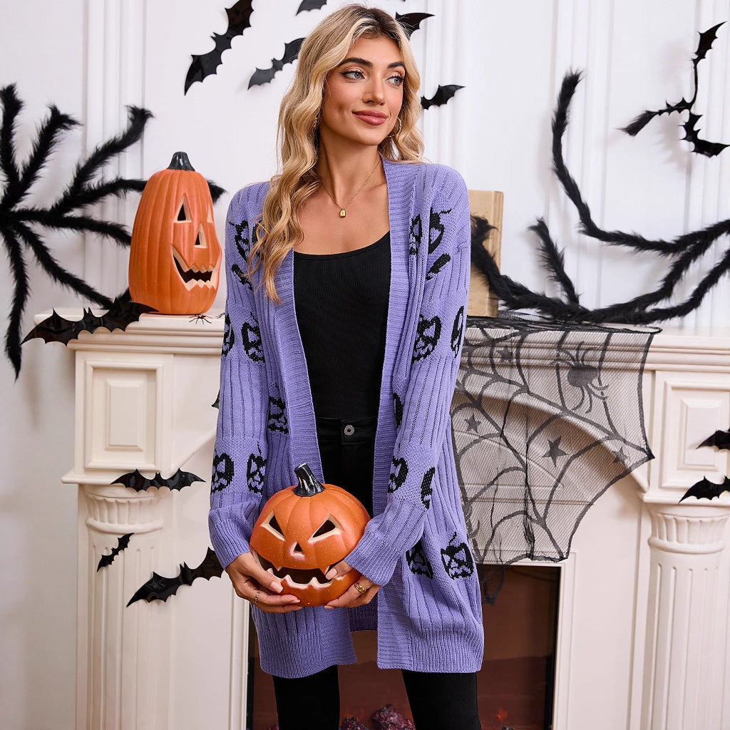 Pumpkin Patch | Pumpkin Halloween Sweater For Women