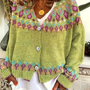 Judith Sutcliffe | Nordic Patterned Knit Cardigan