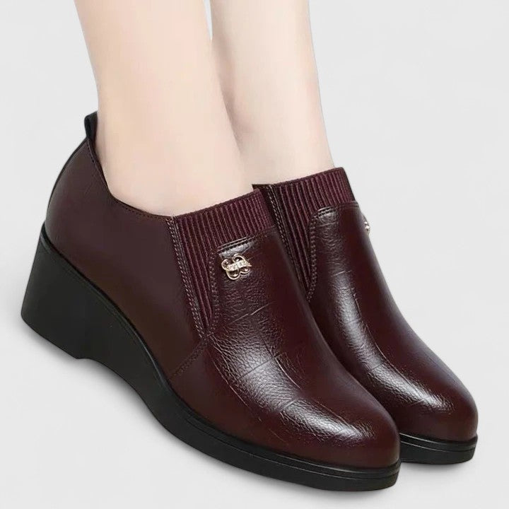 Rosalind Fairweather | Bottines Chelsea à talon compensé