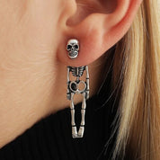 Papa osseux | Boucles d’oreilles d’Halloween squelette