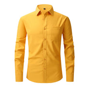 Chemise habillée blanche classique à manches longues Edward Clarke