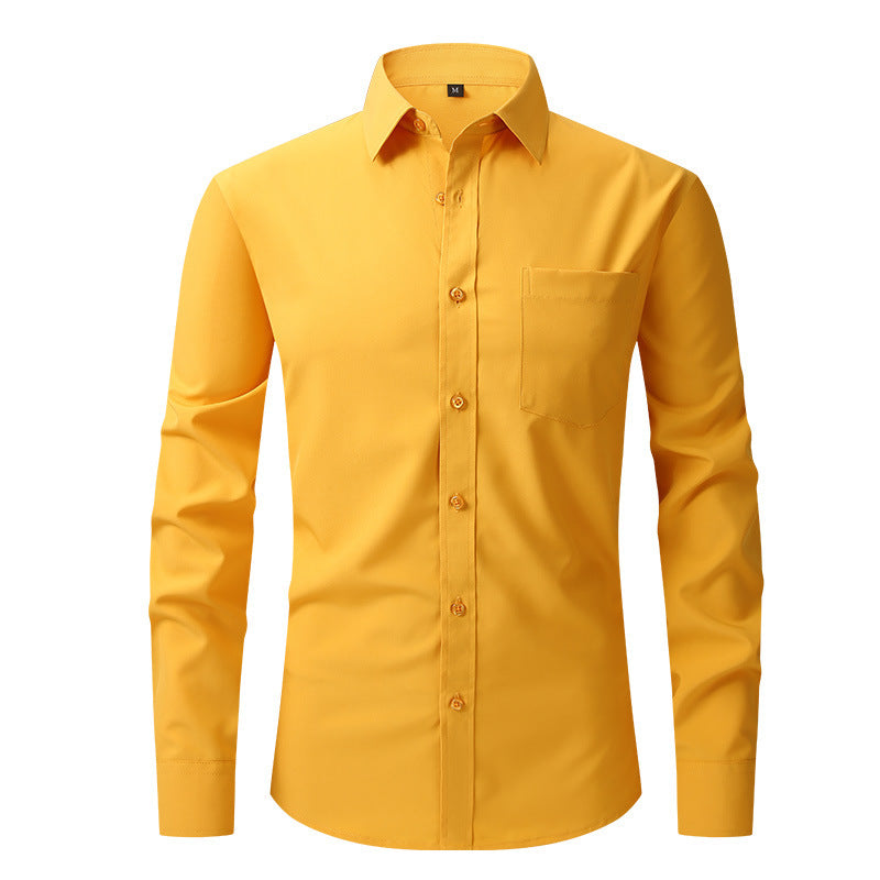 Chemise habillée blanche classique à manches longues Edward Clarke
