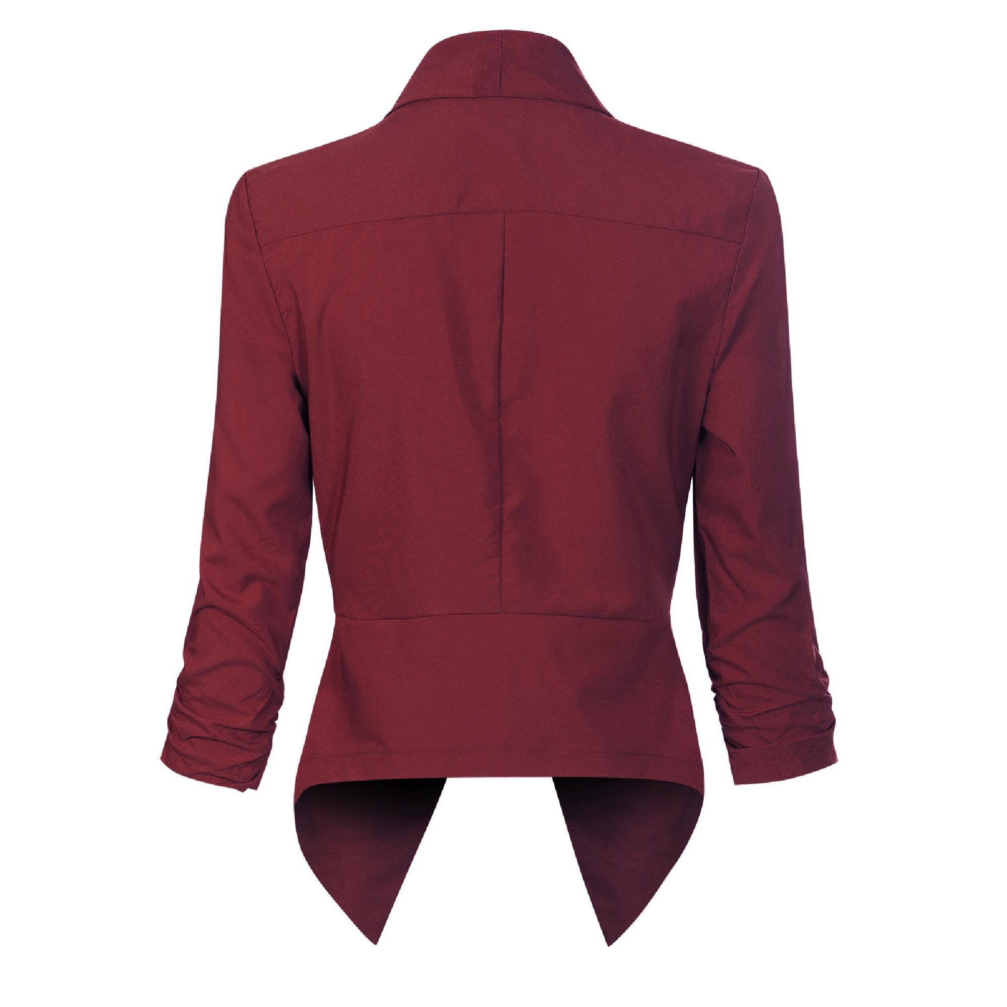 Millicent Scott | Open-Front Draped Blazer