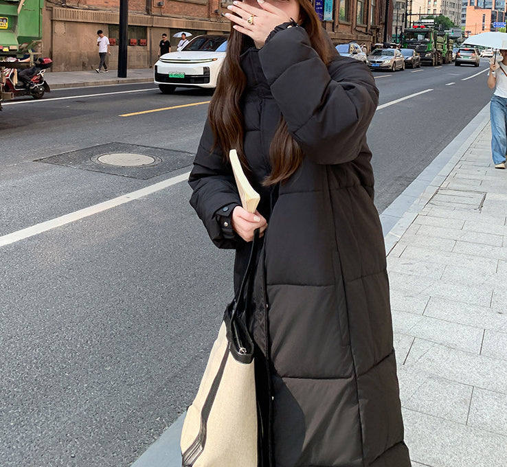 Eleanor Smith | Pink Longline Puffer Coat