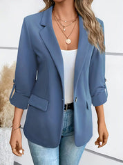 Verity Morris | Slim-Fit Cropped Work Jacket with Roll-Up Sleeves