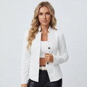 Daisy Scott | Waist-Defining Textured Blazer
