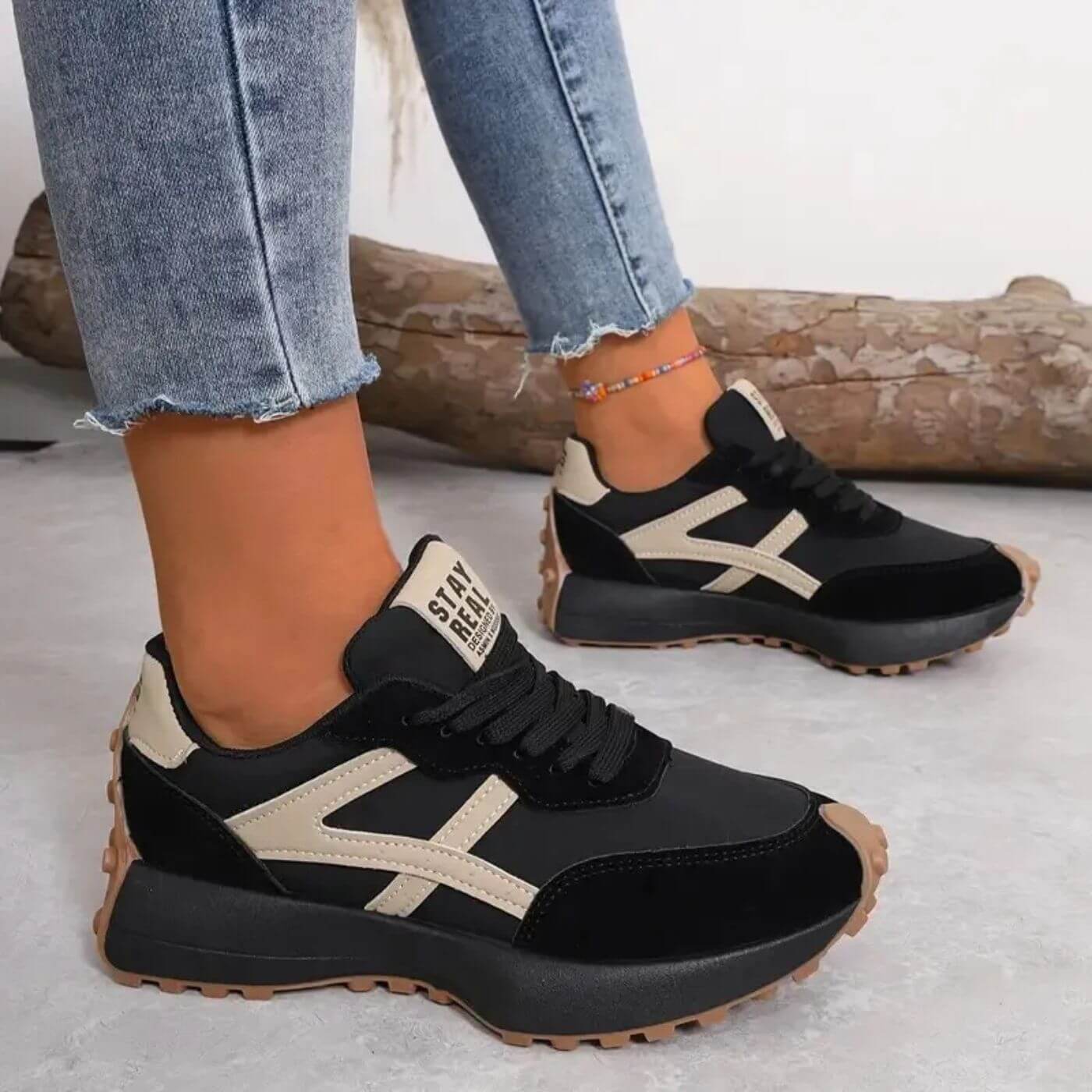 Samantha Parr | Casual Lace-Up Sneakers For Women