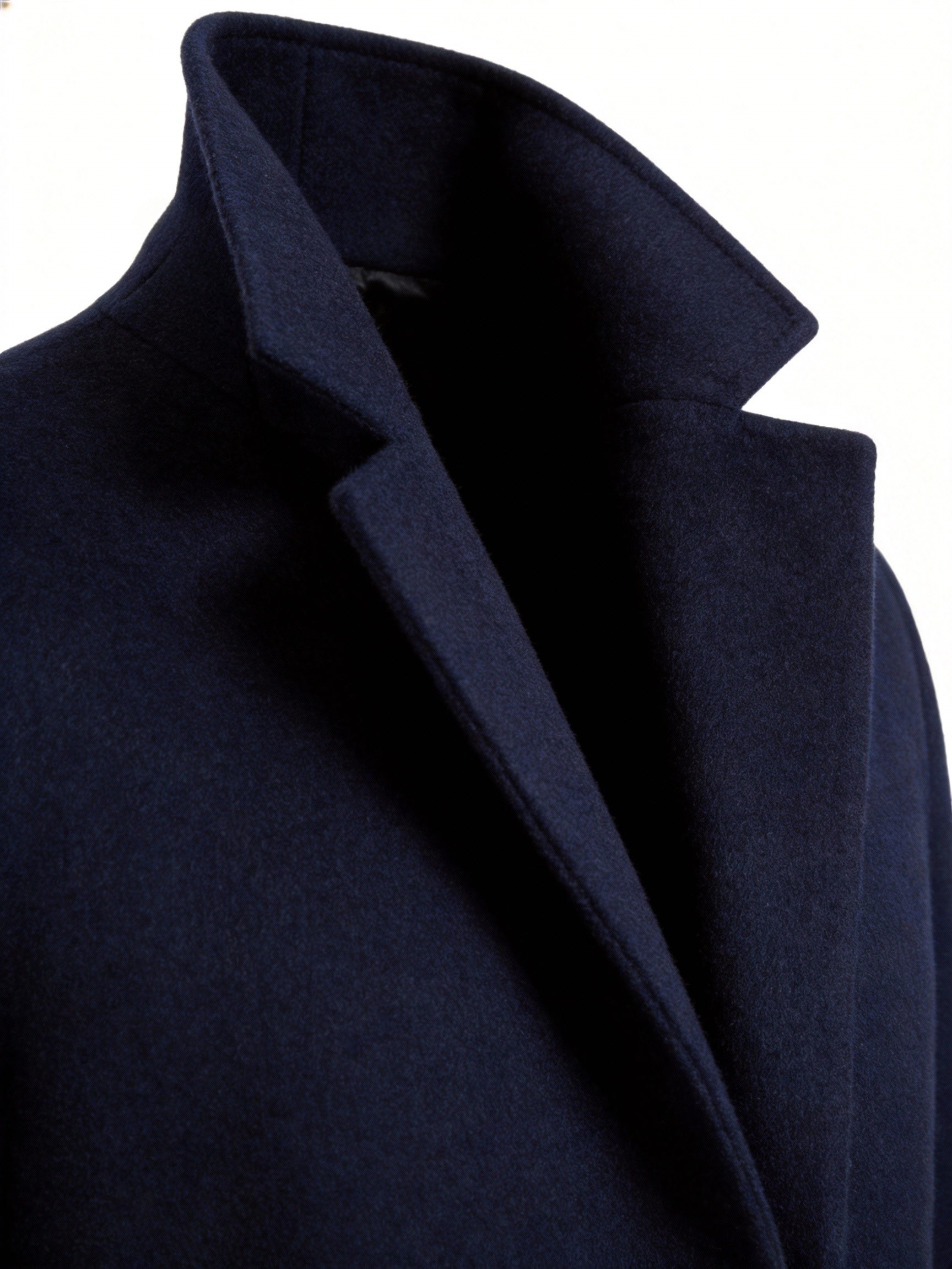 Matilda Harrison | Navy Tailored Longline Overcoat