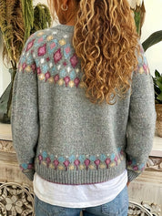 Judith Sutcliffe | Nordic Patterned Knit Cardigan