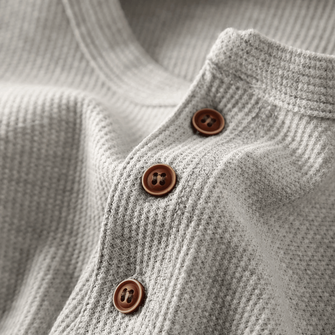 Henry Davies | Soft Henley Neck Shirt for Men