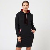 Diana Wright | Hooded Sweatshirt Midi Dress