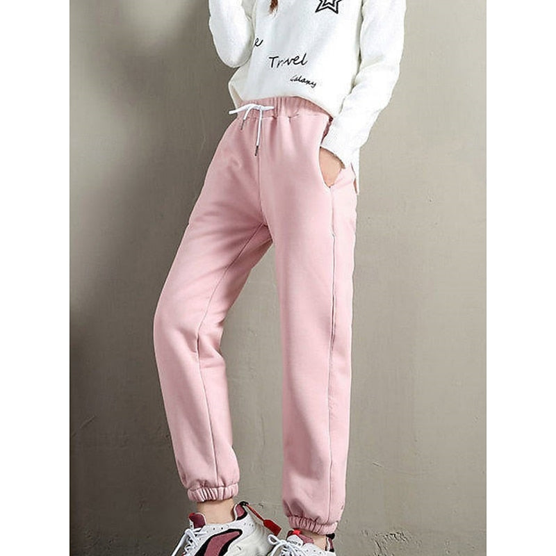 Margaret Fothergill | Joggers douillets en polaire taille haute
