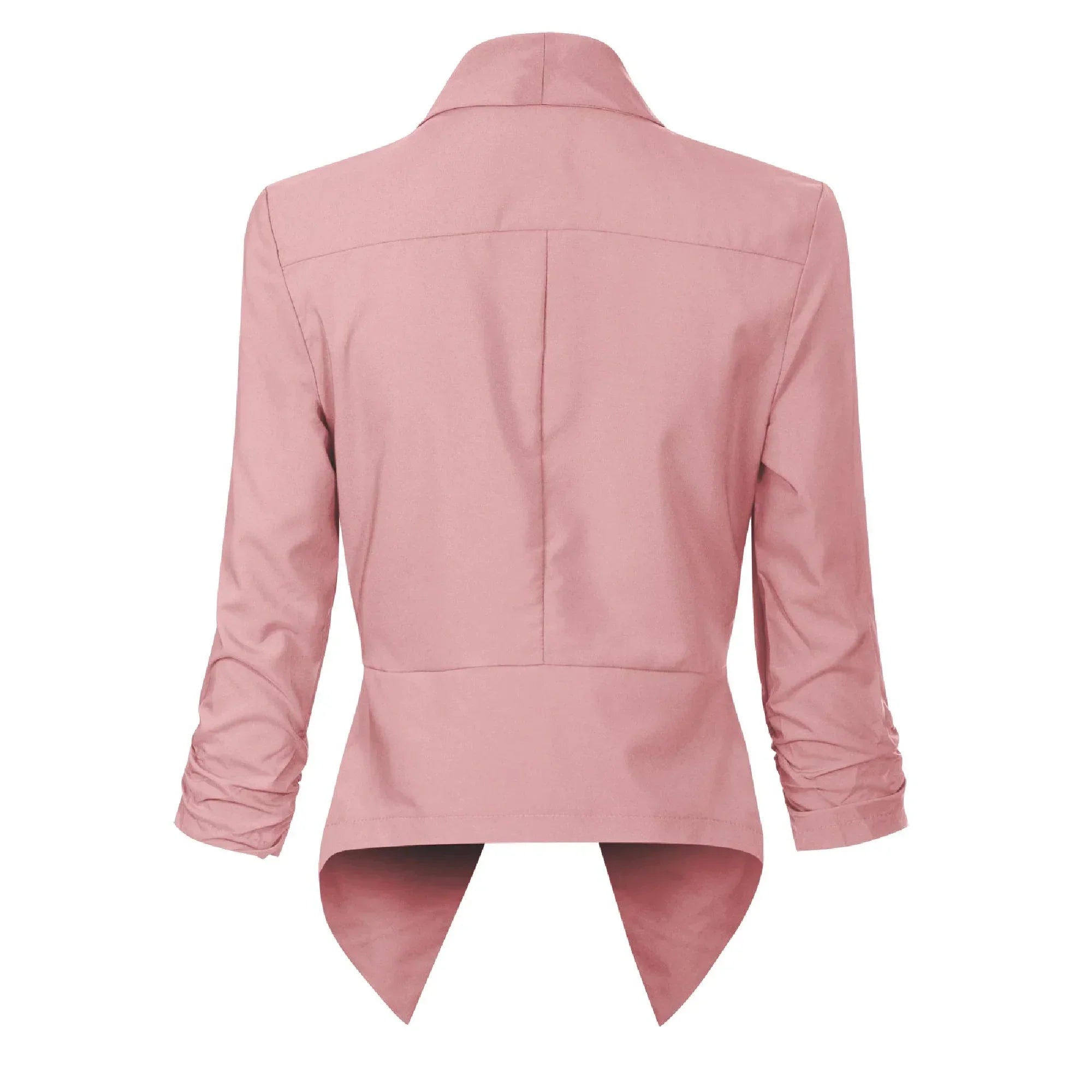 Millicent Scott | Open-Front Draped Blazer