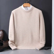 Oliver Bennett | Pull en maille douce et luxueuse à col rond pour homme