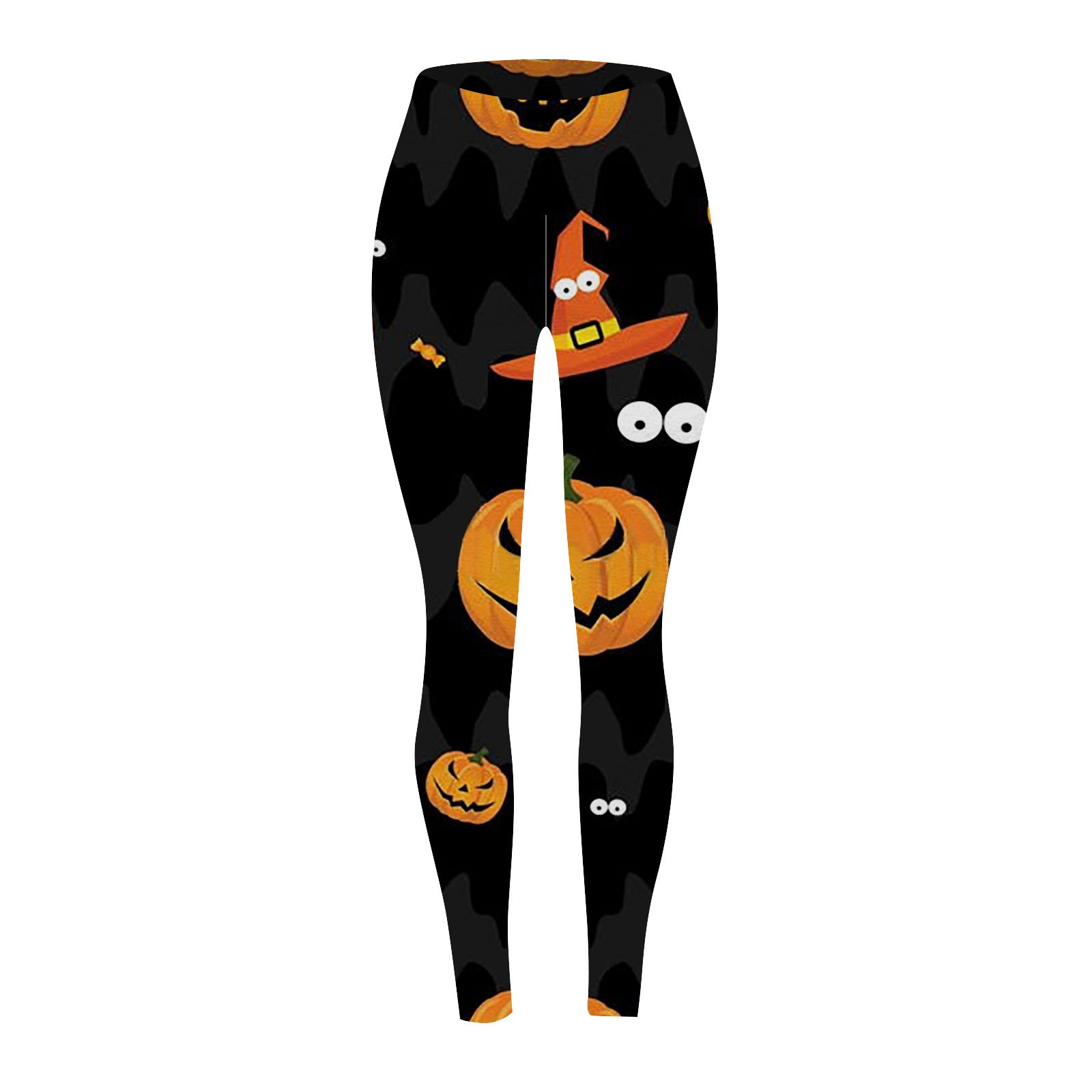 Candy Crawl | Pumpkin Halloween Leggings For Women