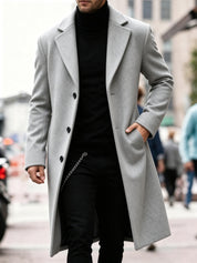 Matilda Harrison | Navy Tailored Longline Overcoat