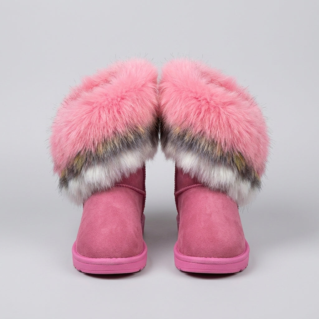 Eilidh Stewart | Bottes de neige à bordure en fausse fourrure de lapin