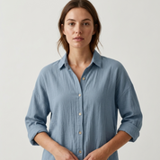 Elodie Sinclair | Relaxed Button-Up Shirt For Women