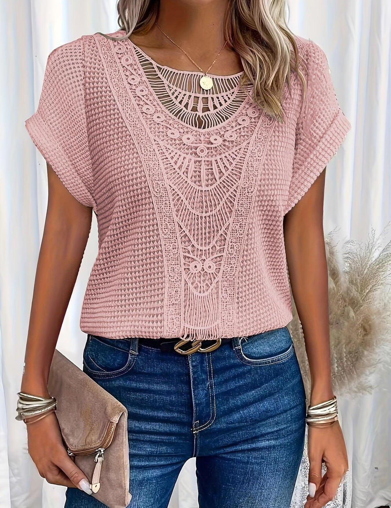 Shelby Parsons | Blouse bohème en crochet pour femmes