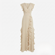 Emilia Whitmore | Robe longue élégante à volants pour femme